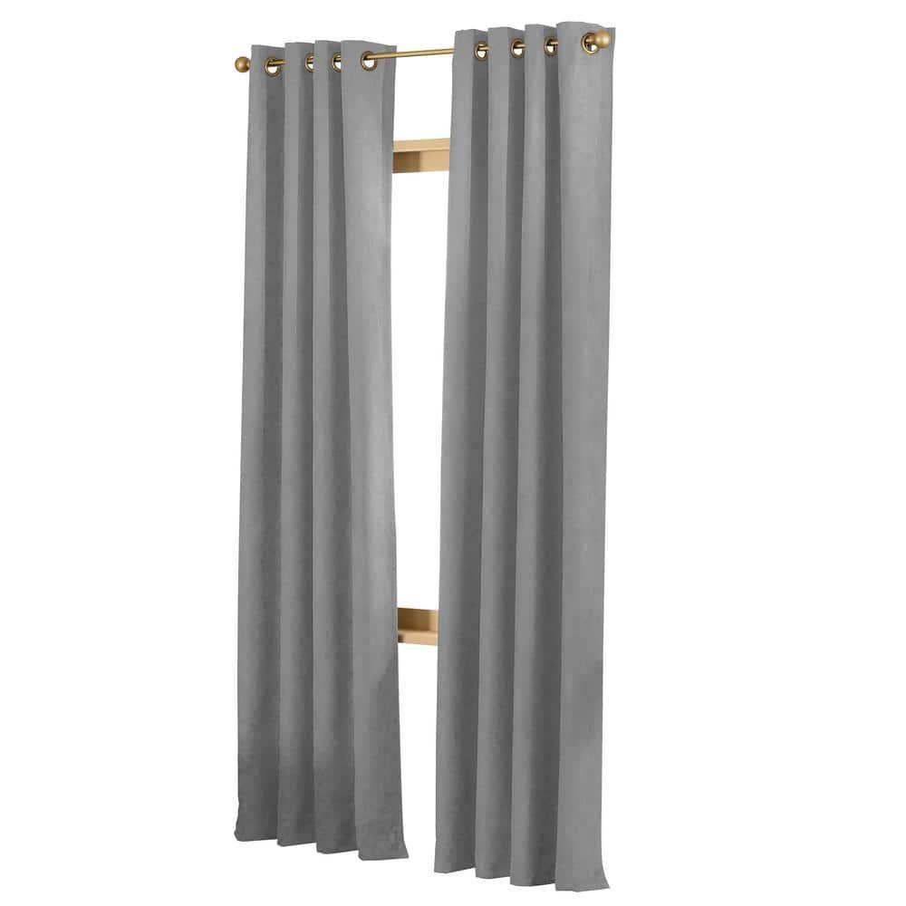 Winston Porter Curtainworks Boehme Solid Room Darkening Grommet Single Curtain Panel