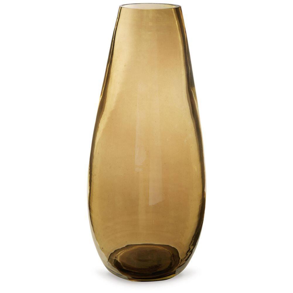 Signature Design by Ashley Rhettman 15" Glass Vase, Amber