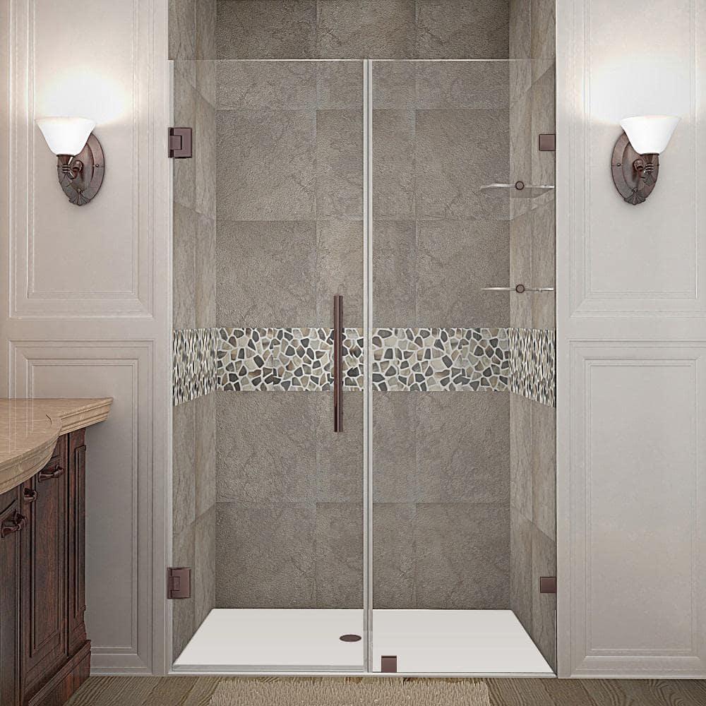Nautis GS Hinged Frameless Shower Door