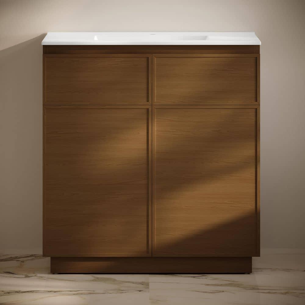 Swiss Madison St. Tropez 36" Freestanding Bathroom Vanity With Sink Top
