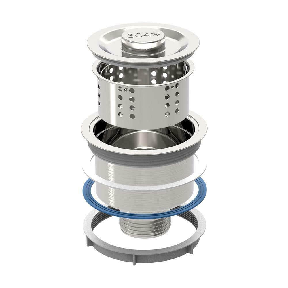 25 Inch Stainless Steel Drop-In Kitchen Sink, Single Bowl Topmount Sink