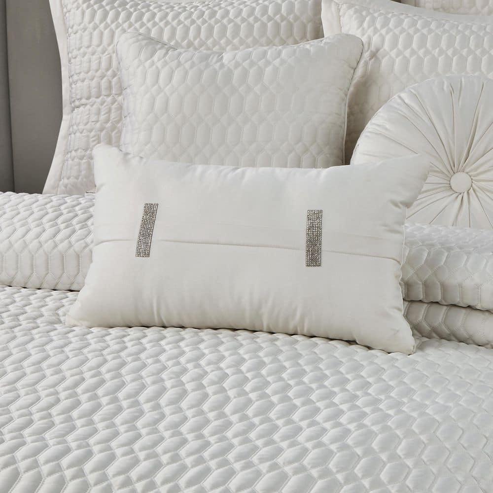 Blanchard Brilliance Quilted Boudoir Decorative Throw Pillow