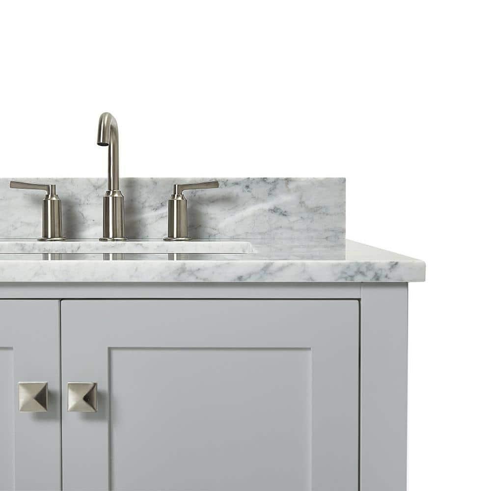 Ariel A043srcw2rvo Cambridge 43" Free Standing Single Basin Vanity Set - Grey