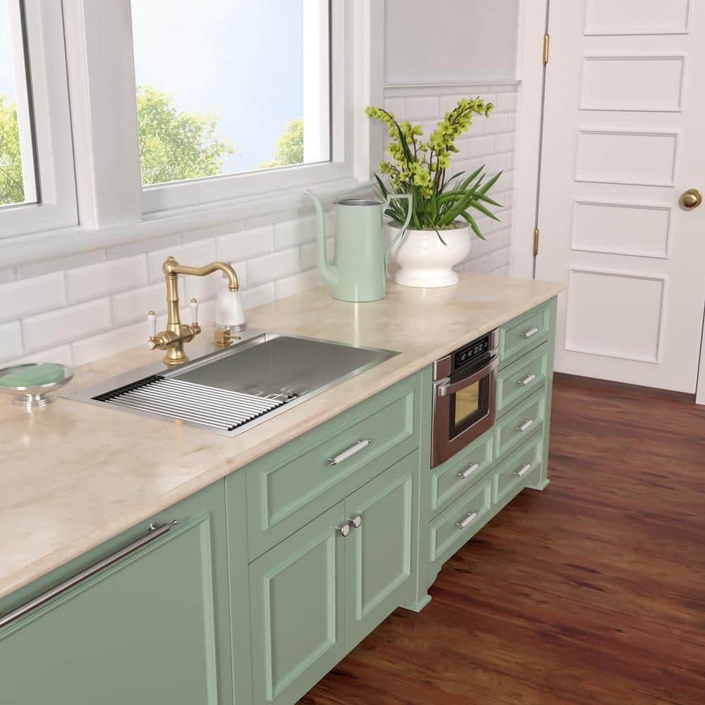 Sarlai S-LTS3022A1 30" L x 22" W Drop-In Workstation Single Bowl Stainless Steel Kitchen Sink