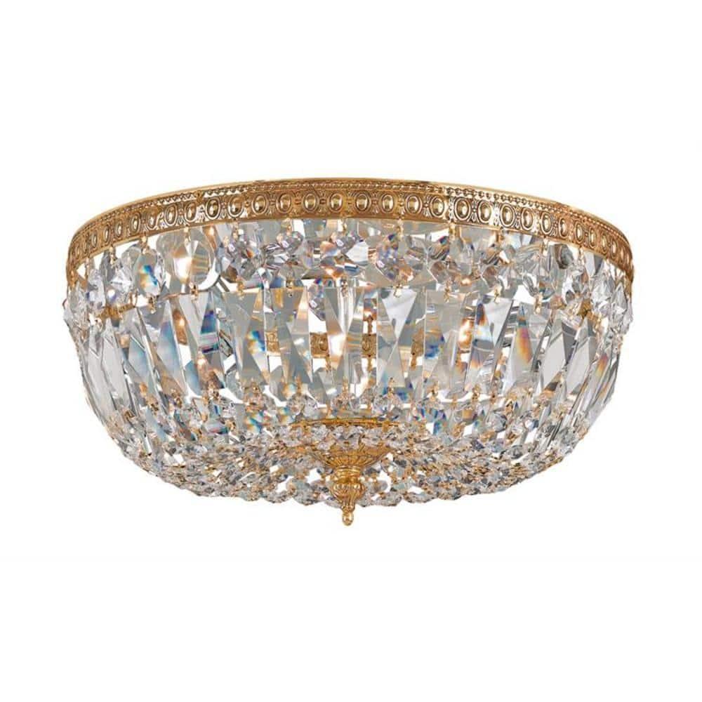Crystorama Lighting - Three Light Ceiling Mount - Ceiling Mount - Three Light