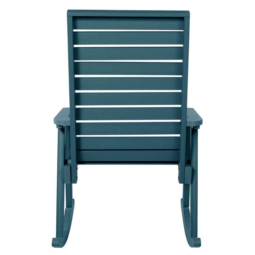 Weatherly Rocking Patio Chair Nantucket Blue - highwood
