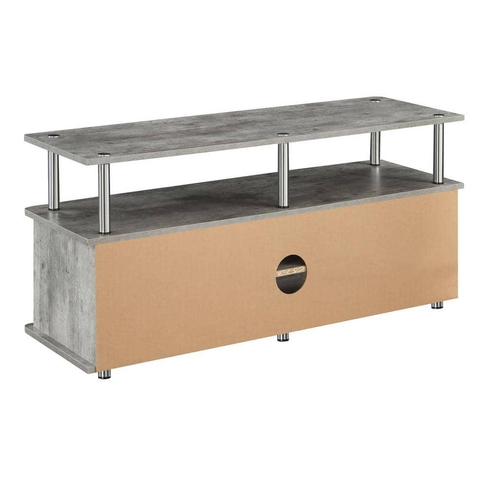 Convenience Concepts Designs2Go Monterey TV Stand, Faux Birch/Black