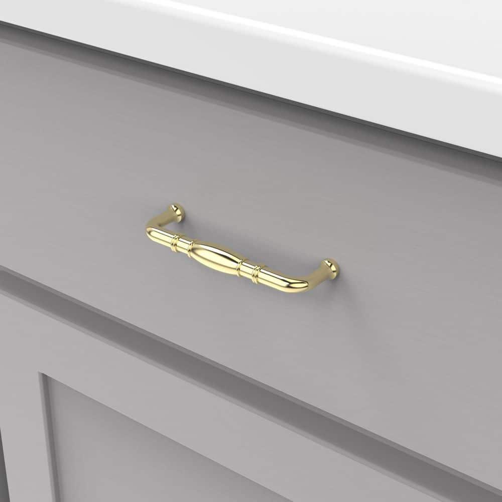 Williamsburg Kitchen Cabinet Handles, Solid Core Drawer Pulls for Cabinet Doors, 3-3/4" (96mm)