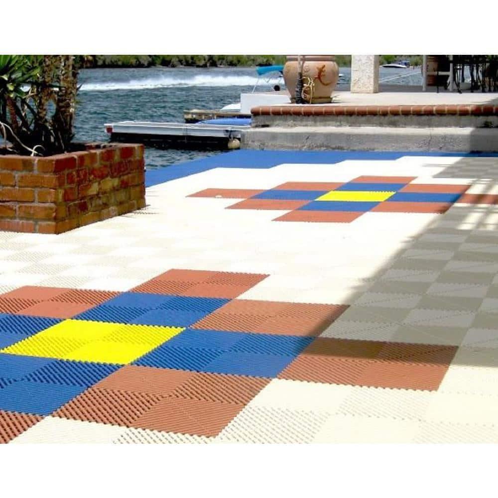 Swisstrax Ribtrax Swisstrax 12'' W x 12'' L Garage Flooring Tiles