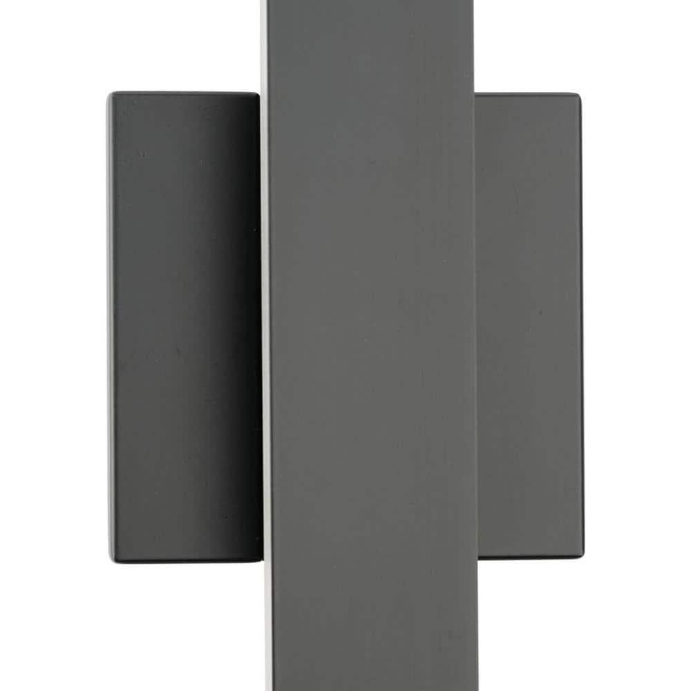 Z-2040 Collection LED Matte Black Contemporary Large Outdoor Wall Light