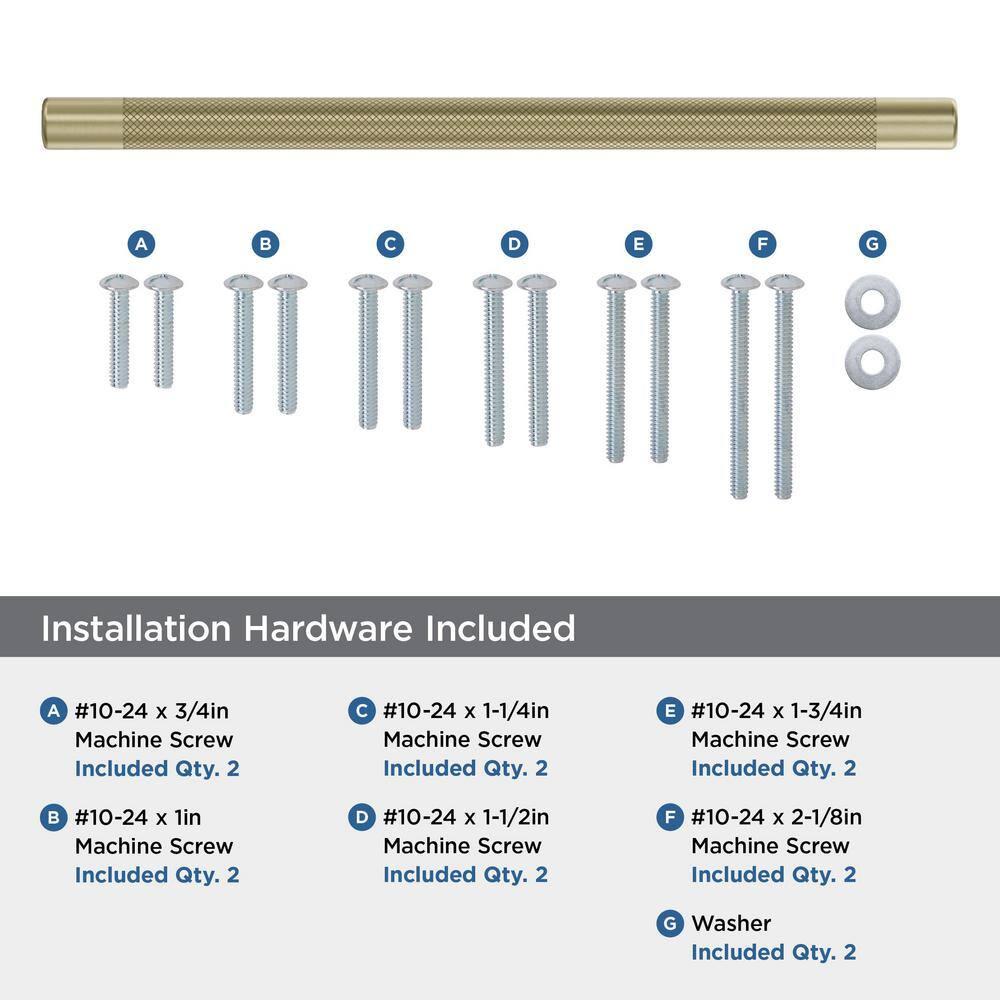 Amerock Bronx 12 inch (305mm) Center-to-Center Golden Champagne Appliance Pull
