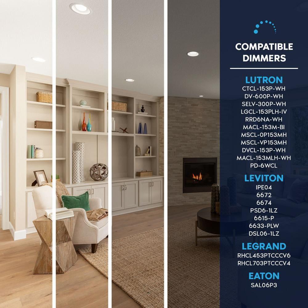 85 Watt Equivalent BR40 E26/Medium (Standard) Dimmable 3500K LED Bulb