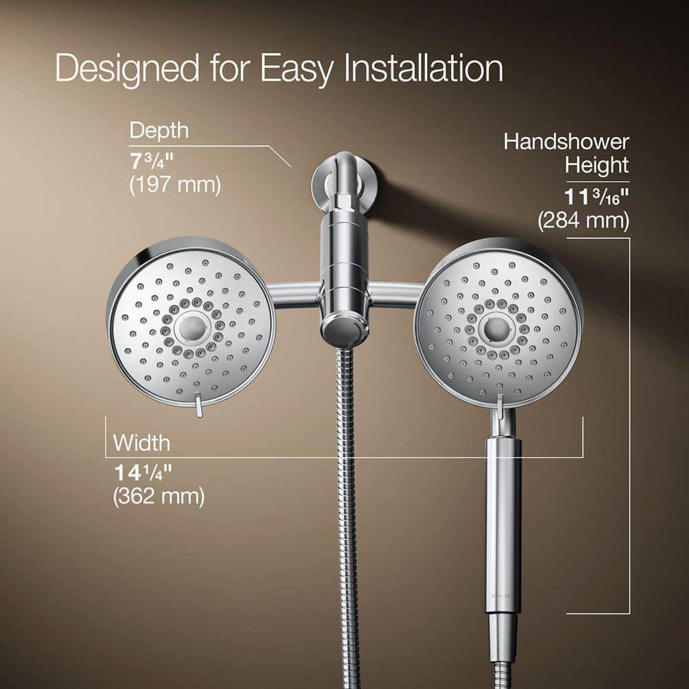 Purist® 2.5 GPM 2-In-1 Multifunction Shower Combo Kit