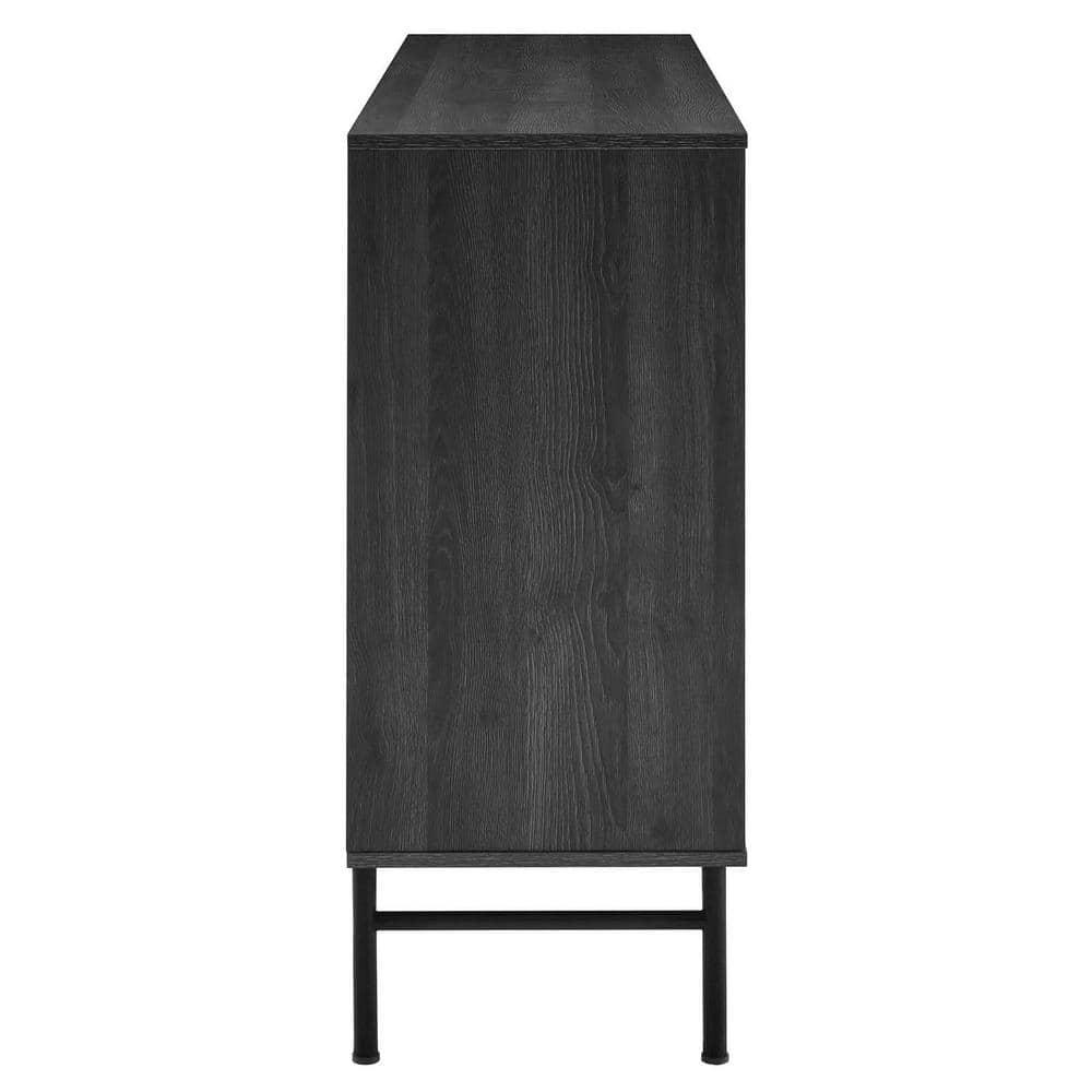 Modway Harper Chevron Sideboard in Black