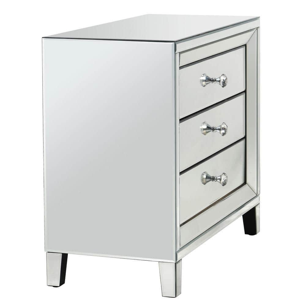 Style Craft 3 Drawer Mirrored Chest