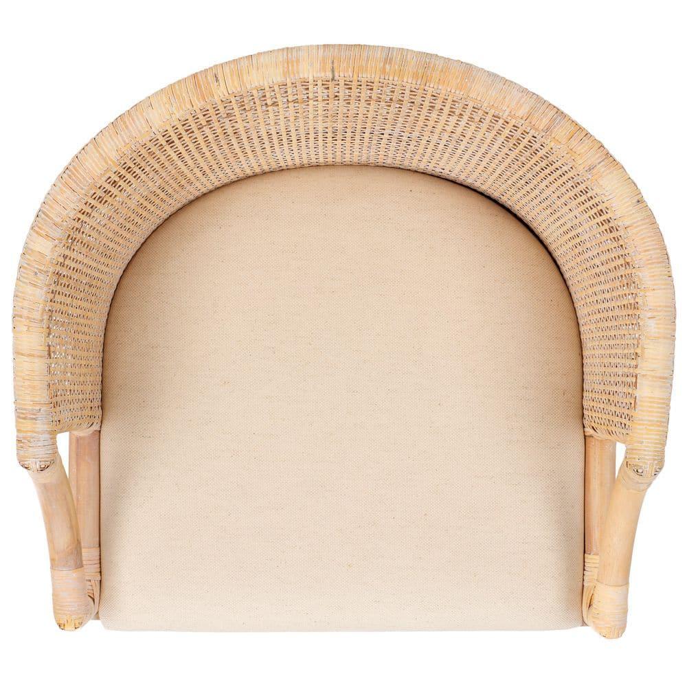 Brando Counter Stool - BST4000 - Natural/White Washed - Safavieh