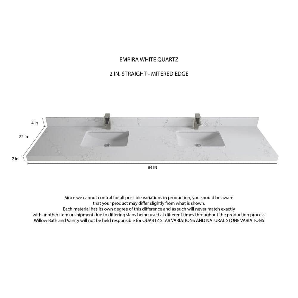 Willow Collections Aberdeen Bathroom Vanity