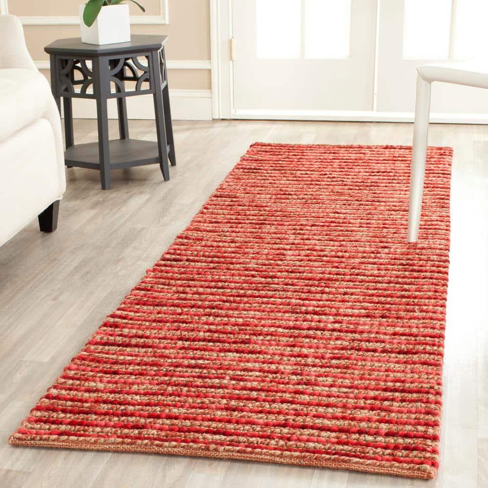 Bohemian BOH525 Hand Woven Runner Rug - Red/Multi - 2'6"x6' - Safavieh.