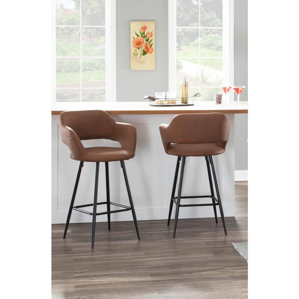 Everly Quinn Margarite Fixed-Height Counter Stool - Set Of 2