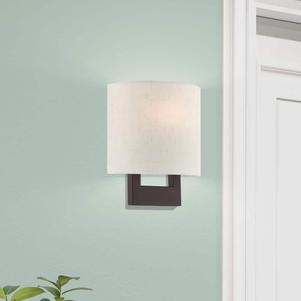 Livex Lighting Hayworth 1 - Light Wall Light in  Bronze