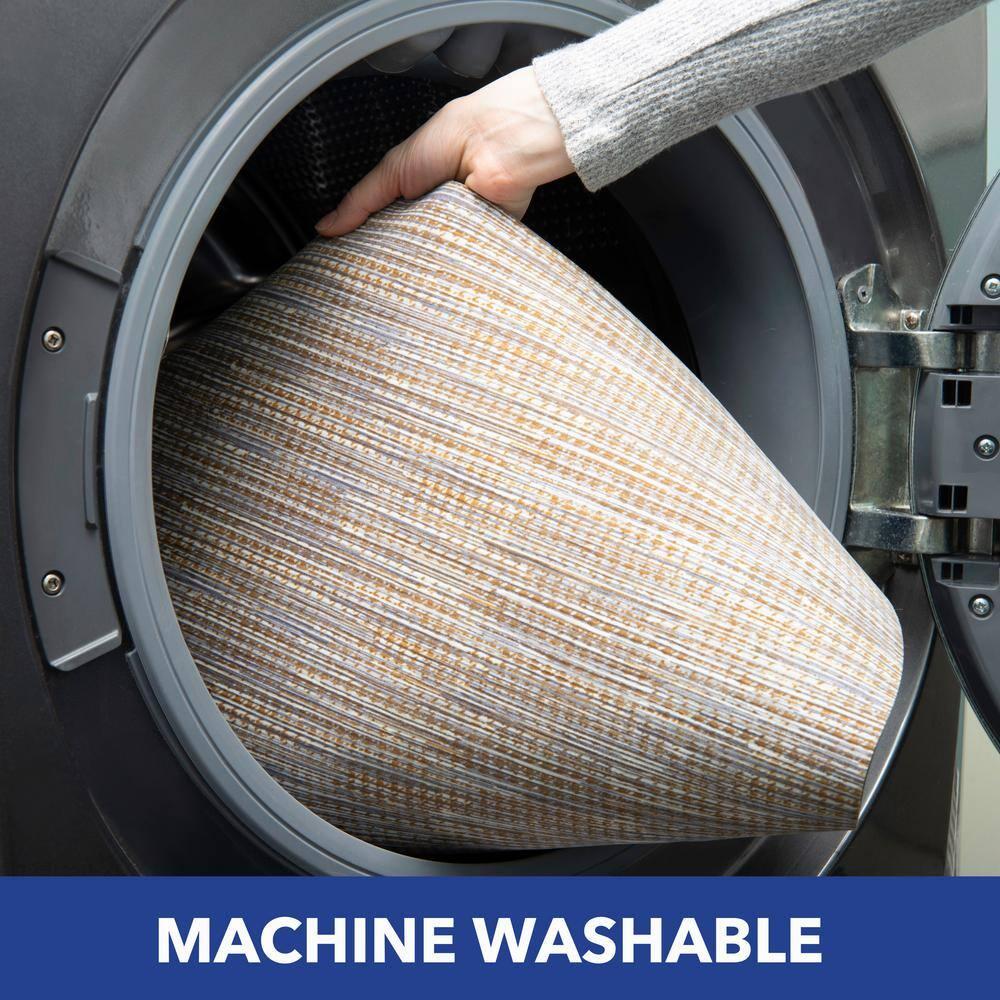Smooth Step Machine Washable Low Profile Stain Resistant Non-Slip Versatile Utility Kitchen Mat