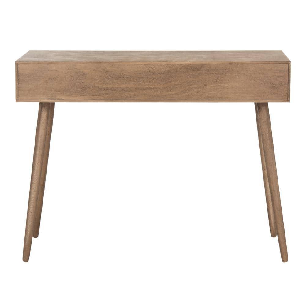 Albus 3 Drawer Console Table - CNS5701B - Brown - Safavieh