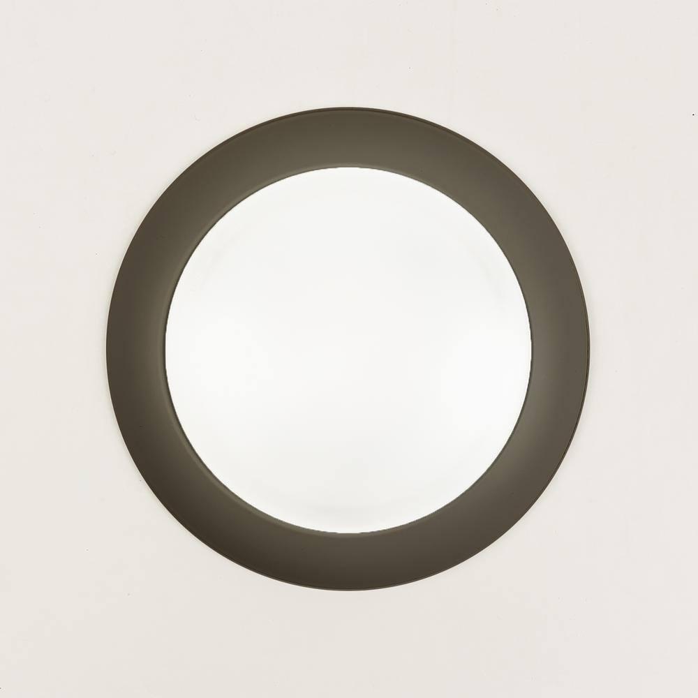 Bronze Glass LED Indoor/Outdoor Flush Mount Light