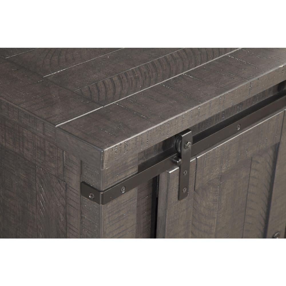 Sierra 65" Solid Wood TV Stand Gray Finish - Martin Svensson Home