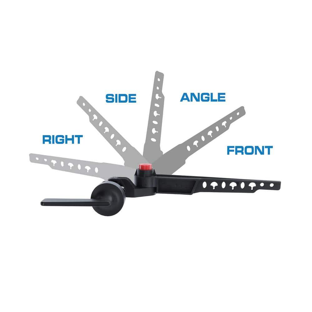 Danco Universal Blade Tank Lever Replacement Handle with Front/Side/Angle/Side/Vertical Mount in Matte Black (12052)