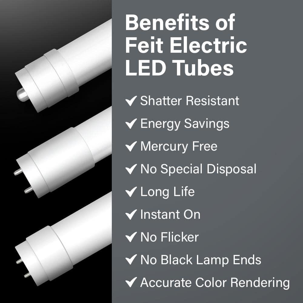 Feit Electric T9 Bi-Pin LED Tube Light Color Changing 22 Watt Equivalence 1 pk