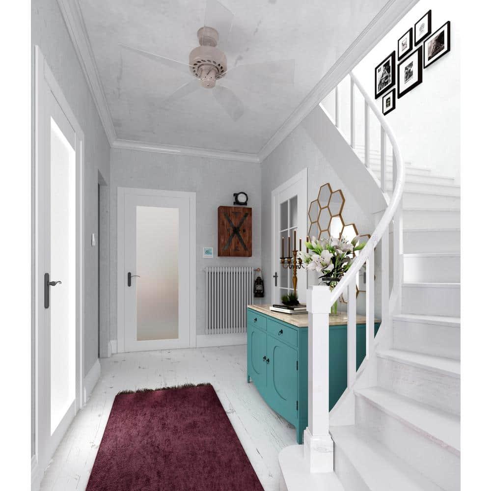 Belldinni Smart Pro 207 Manufactured Wood and Glass Prefinished Paneled Interior Door Slab