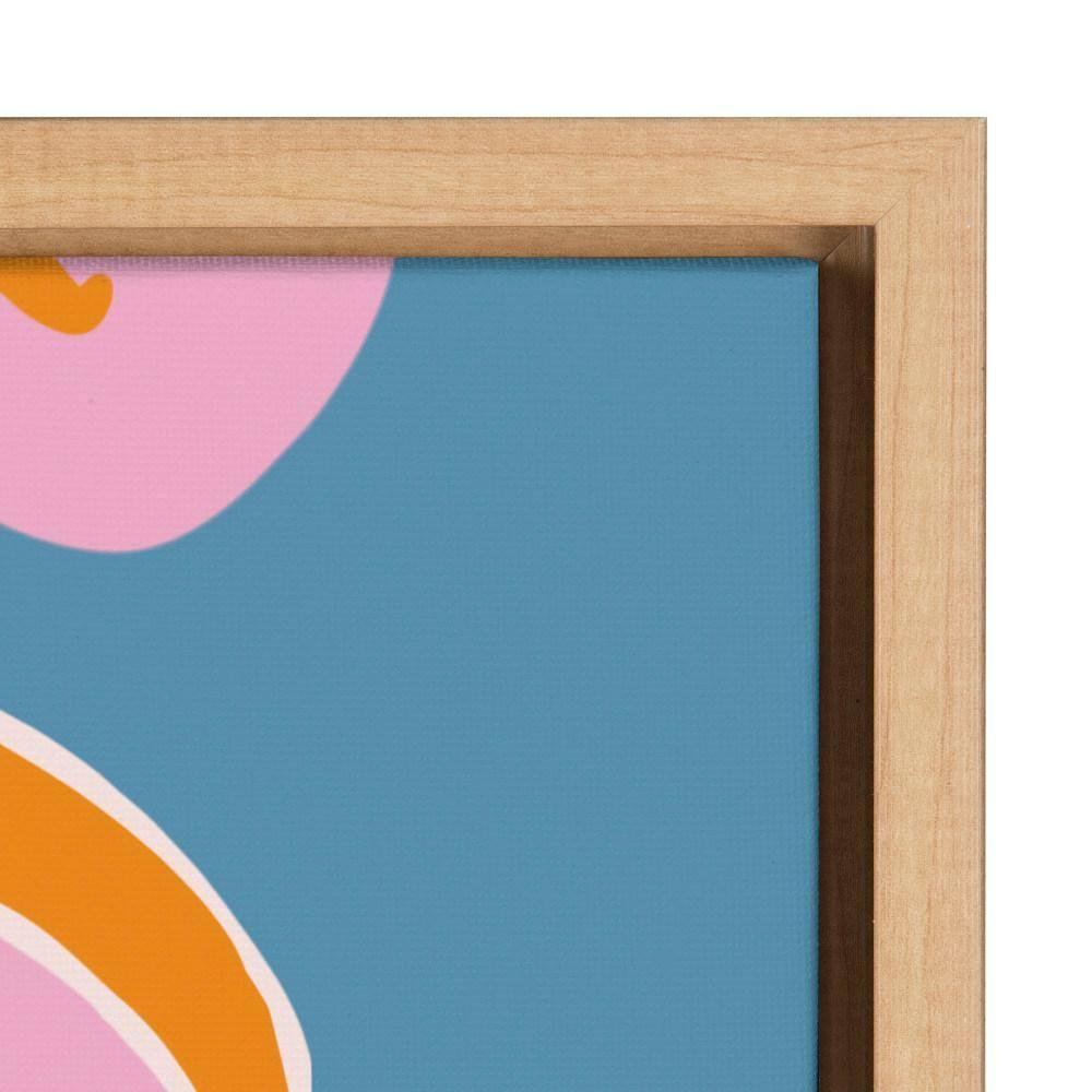 18" x 24" Sylvie Oaxaca Garden Framed Canvas by Kate Aurelia Holloway Natural - Kate & Laurel All Things Decor