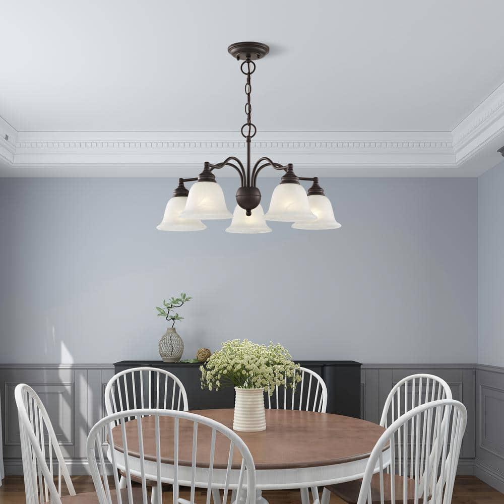 Livex Lighting Essex 5 - Light Chandelier in  Bronze