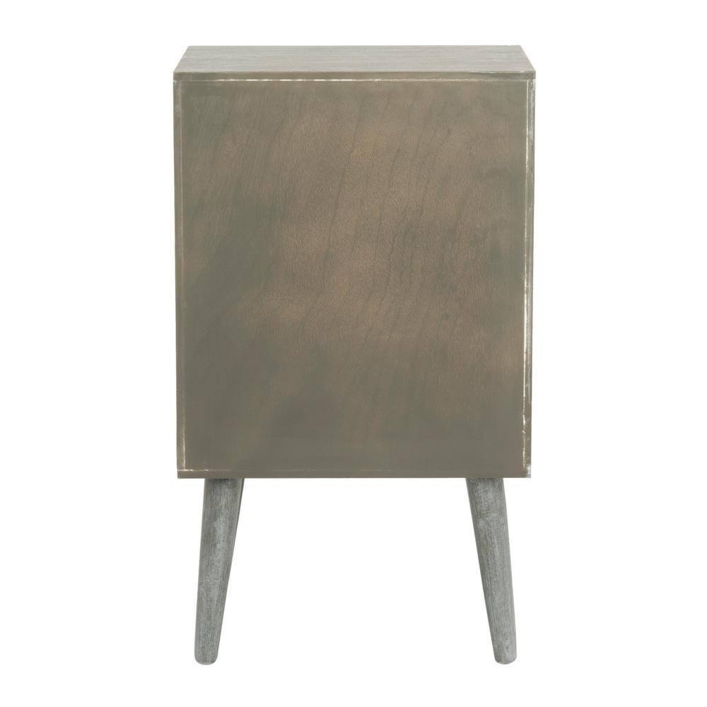 Pomona 3 Drawer Accent Table - CHS5700 - Slate Grey - Safavieh