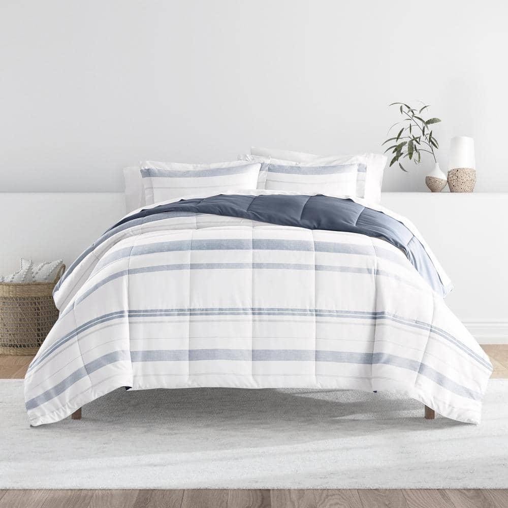 Becky Cameron Contemporary Coastal Stripe Down-Alternative Lightweight Comforter Set