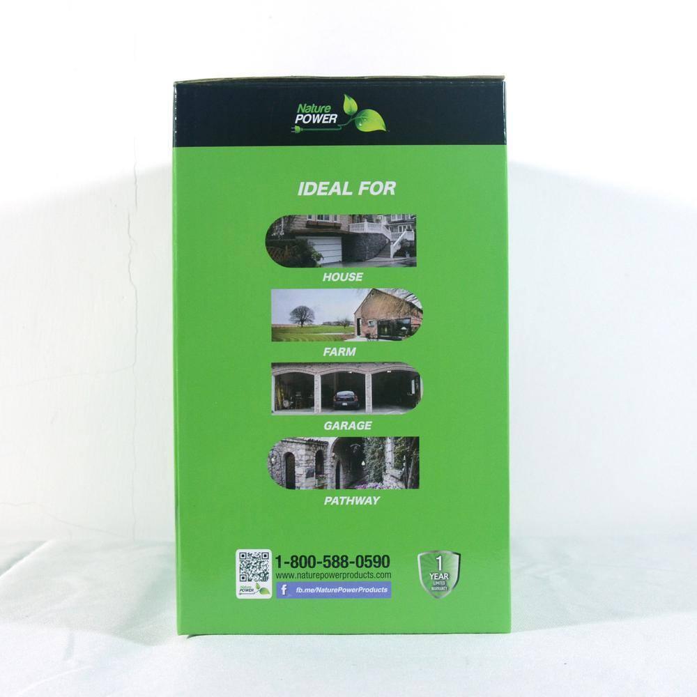 1 - Head LED Solar Powered Dusk to Dawn Outdoor Security Flood Light with Motion Sensor