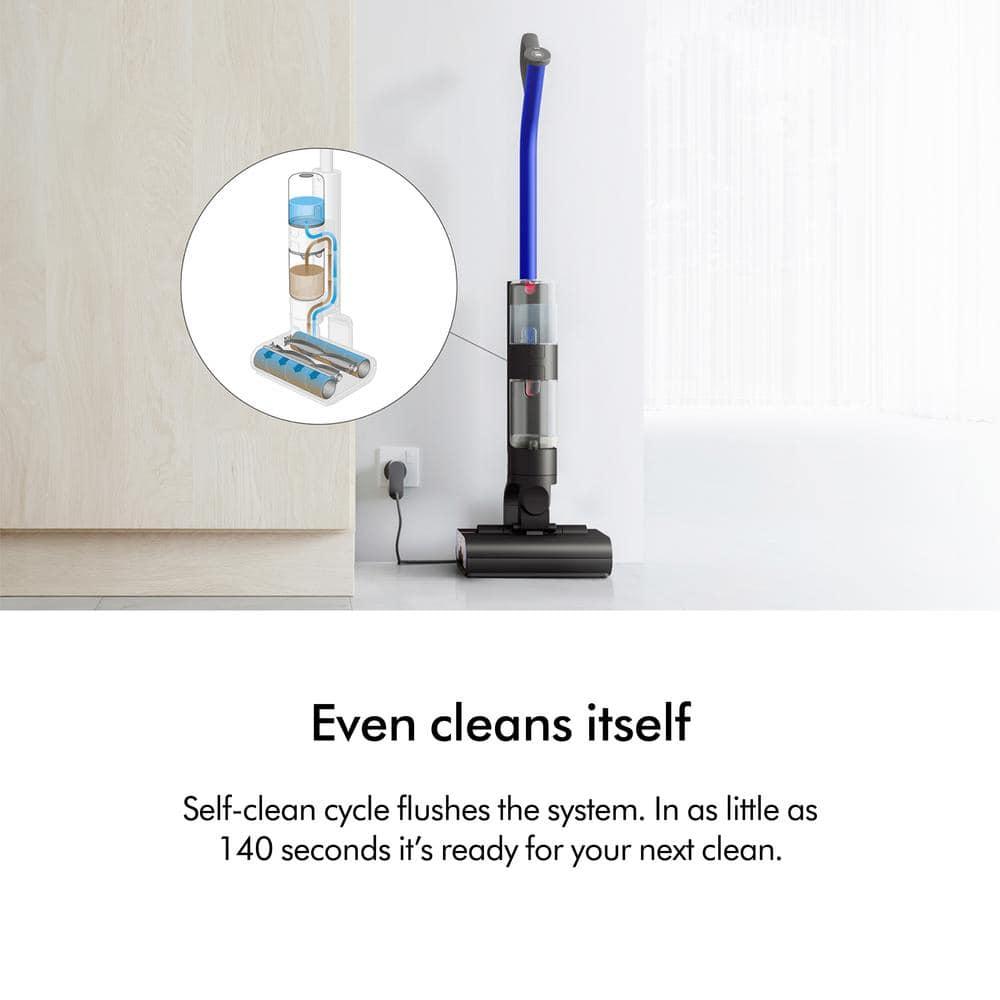 Dyson WashG1 Wet Cleaner Matte Black/Blue: Bagless, Battery-Powered, 4 Speeds, Hardwood & Hard Floor, 2-Year Warranty