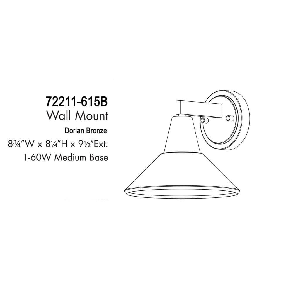 Bay Crest Aluminum Wall Light