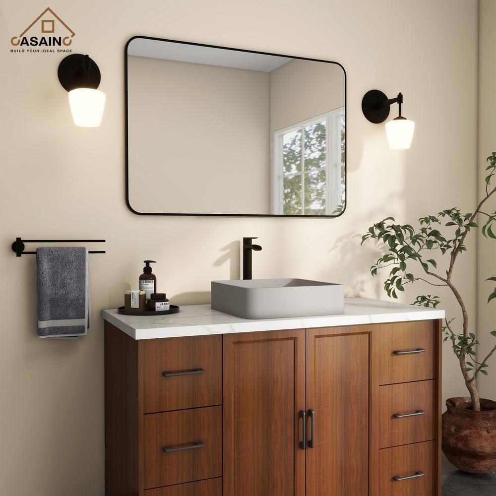 CASAINC CASAINC Maple 15.35'' Concrete Square Bathroom Sink CA-VS1020-CC