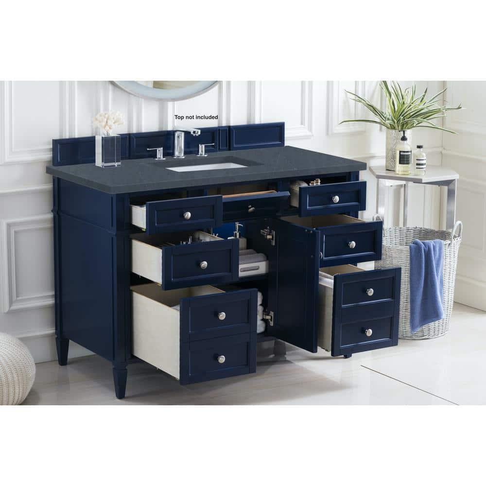 James Martin Vanities 650-V48 Brittany 47" Single Basin Poplar Wood Vanity Cabinet Only -