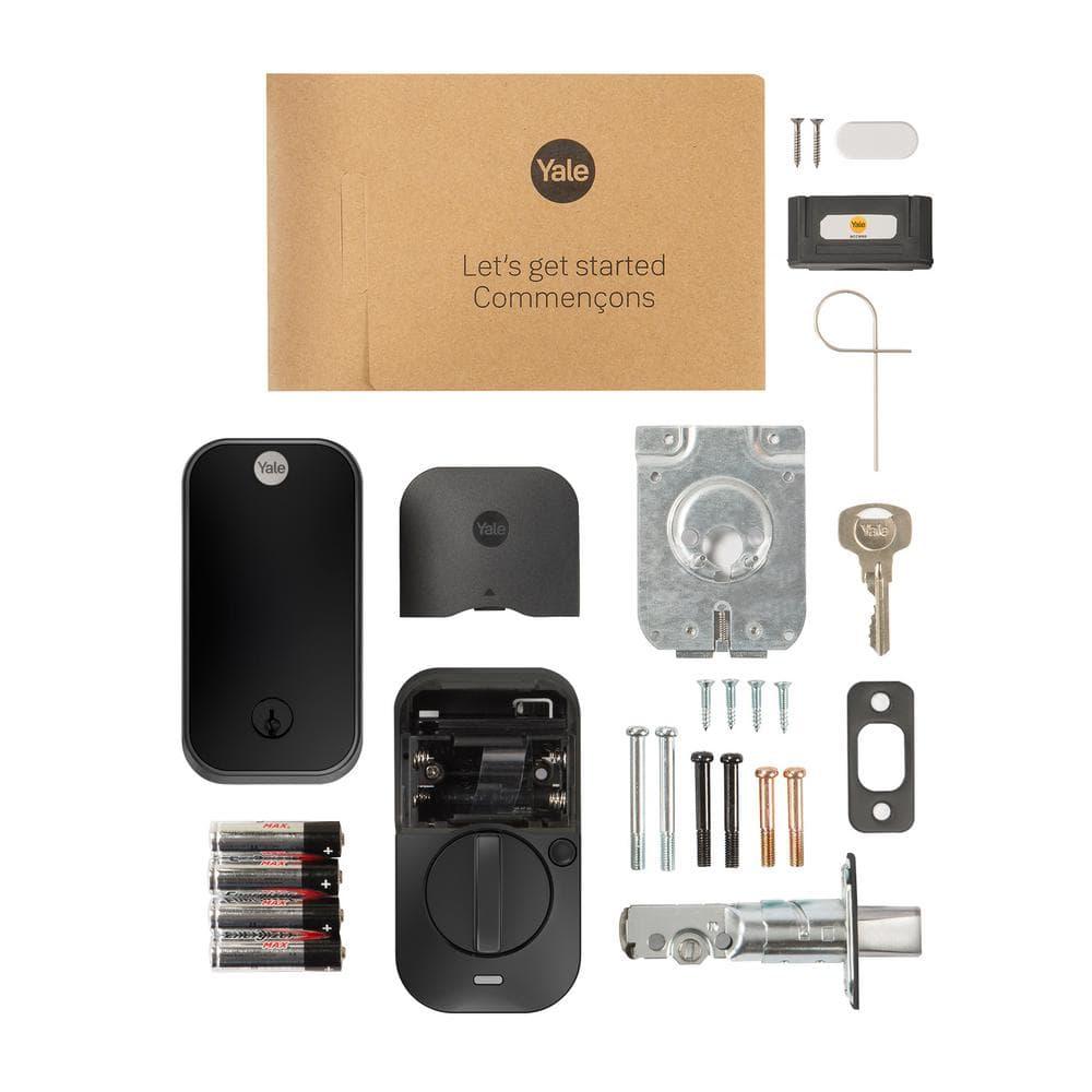 Assure Lock 2; Smart Door Lock with WiFi and Touchscreen Keypad; Black Suede