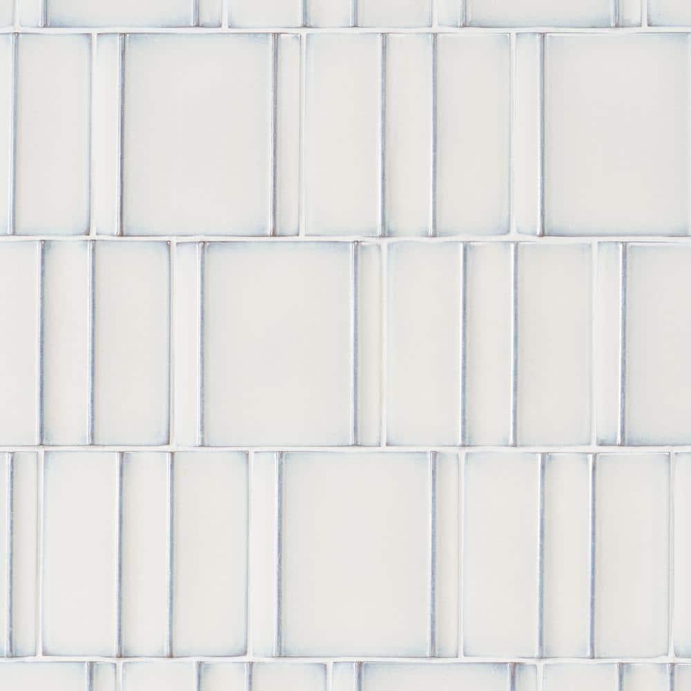 Bond Tile Metaru 5.82 In. X 5.82 In. 3D Polished Porcelain Wall Tile (7.82 Sq. Ft. / Case)