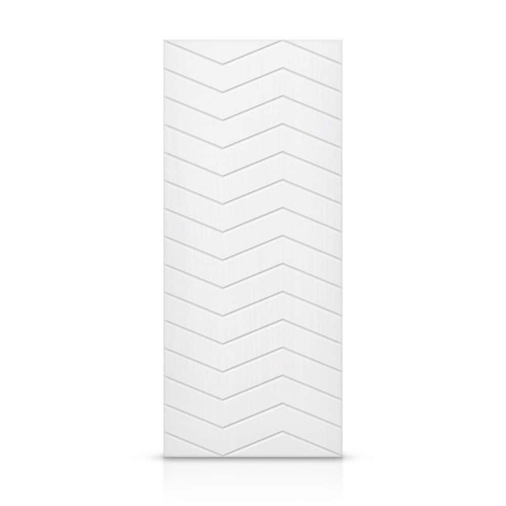 Calhome Hollow Paneled Painted Slab Door