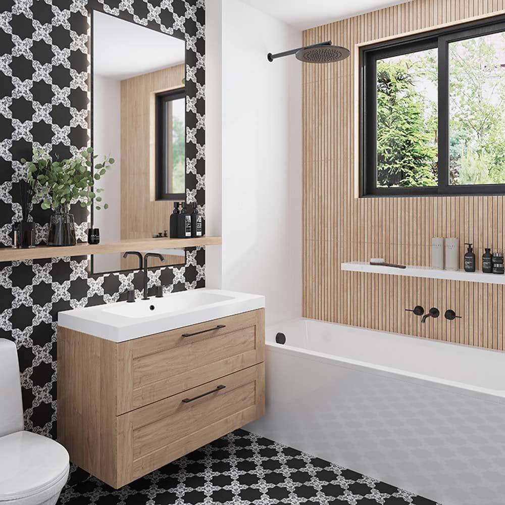 Siena 5.35'' W x 5.35'' L Ceramic Singular Tile