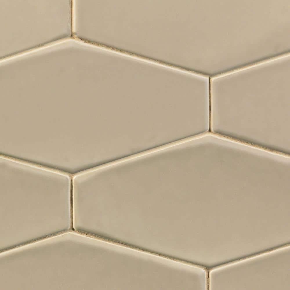 Midland Hexagon 4" x 8" Ceramic Subway Wall Tile (5.38 sq. ft. / box)