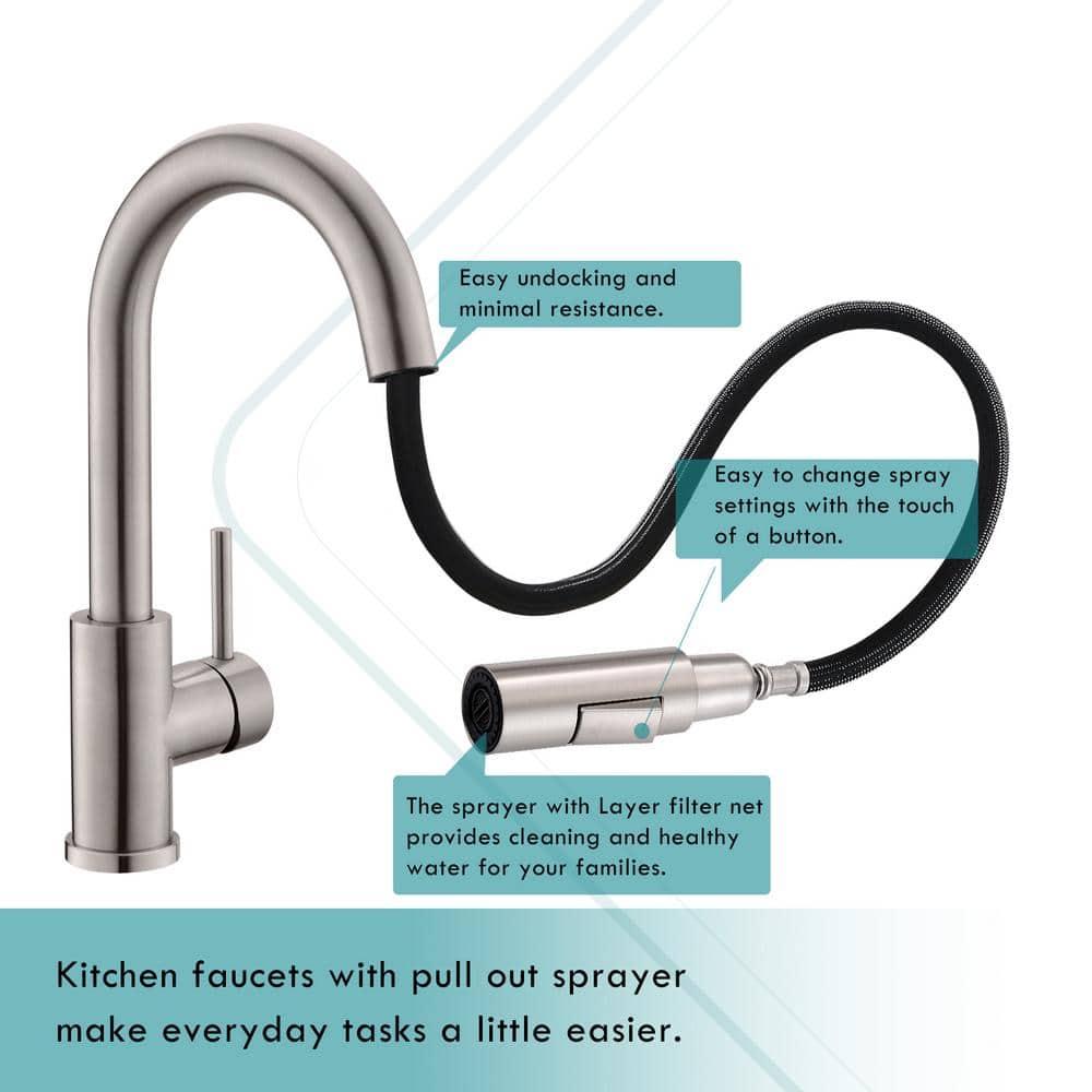 Topcraft Pull Down Kitchen Faucet