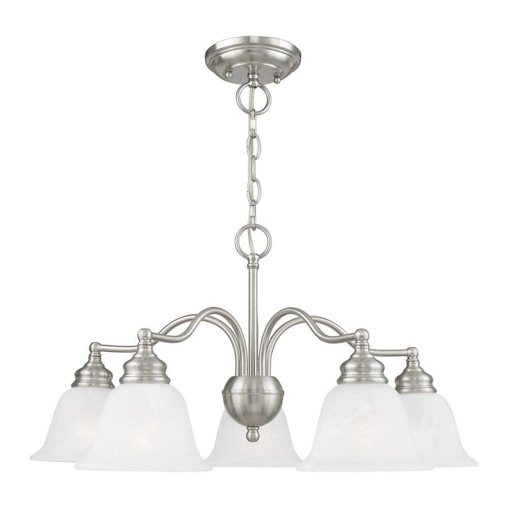 Livex Lighting Essex 5 - Light Chandelier in  Brushed Nickel