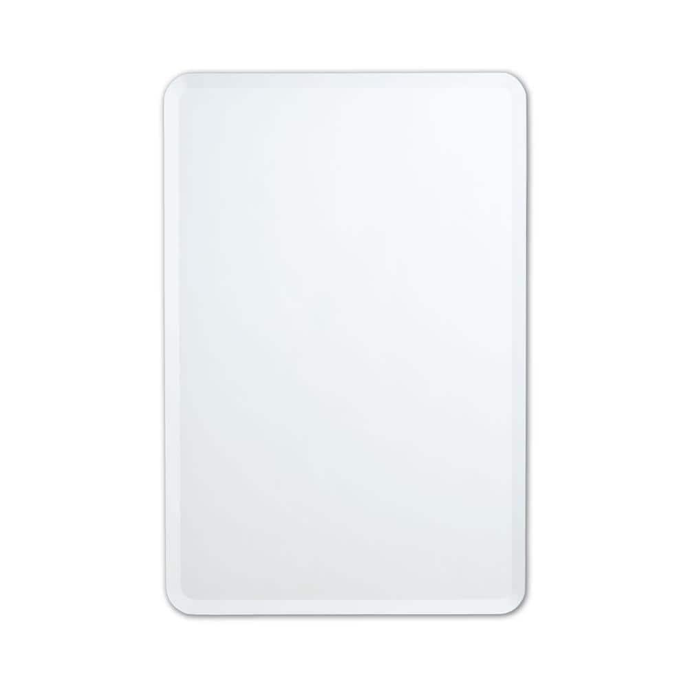 24" x 36" Frameless Clear Glass Beveled Vanity Mirror