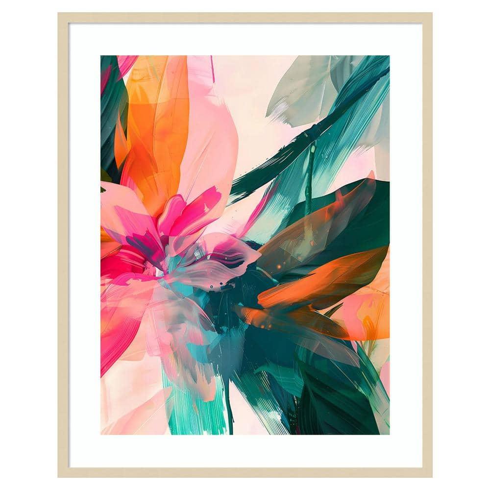 Amanti Art 33"x41" Jumble Jungle by Walker Noble Wood Framed Wall Art Print