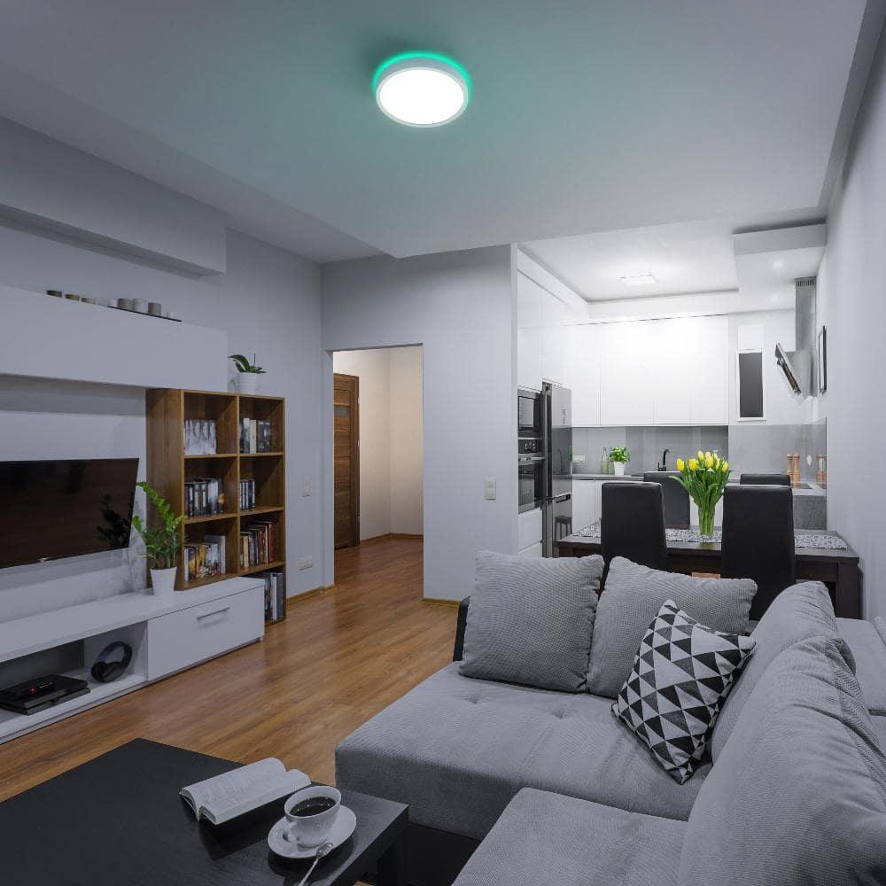 Koda KODA Slim 12" LED Ceiling Light with Mood Light